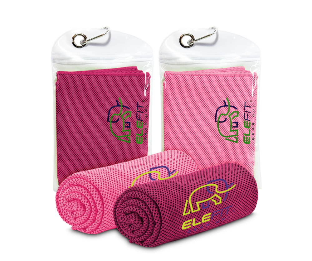 EleFit Vega Cooling Towels (2 Pack) – Stay Fresh with Breathable, Quick-Chill Towels for Gym & Travel