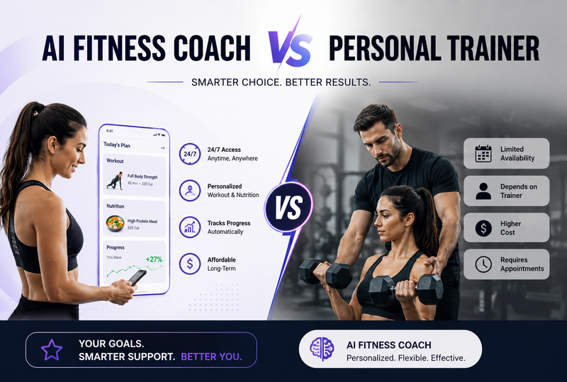 AI Fitness Coach vs Personal Trainer