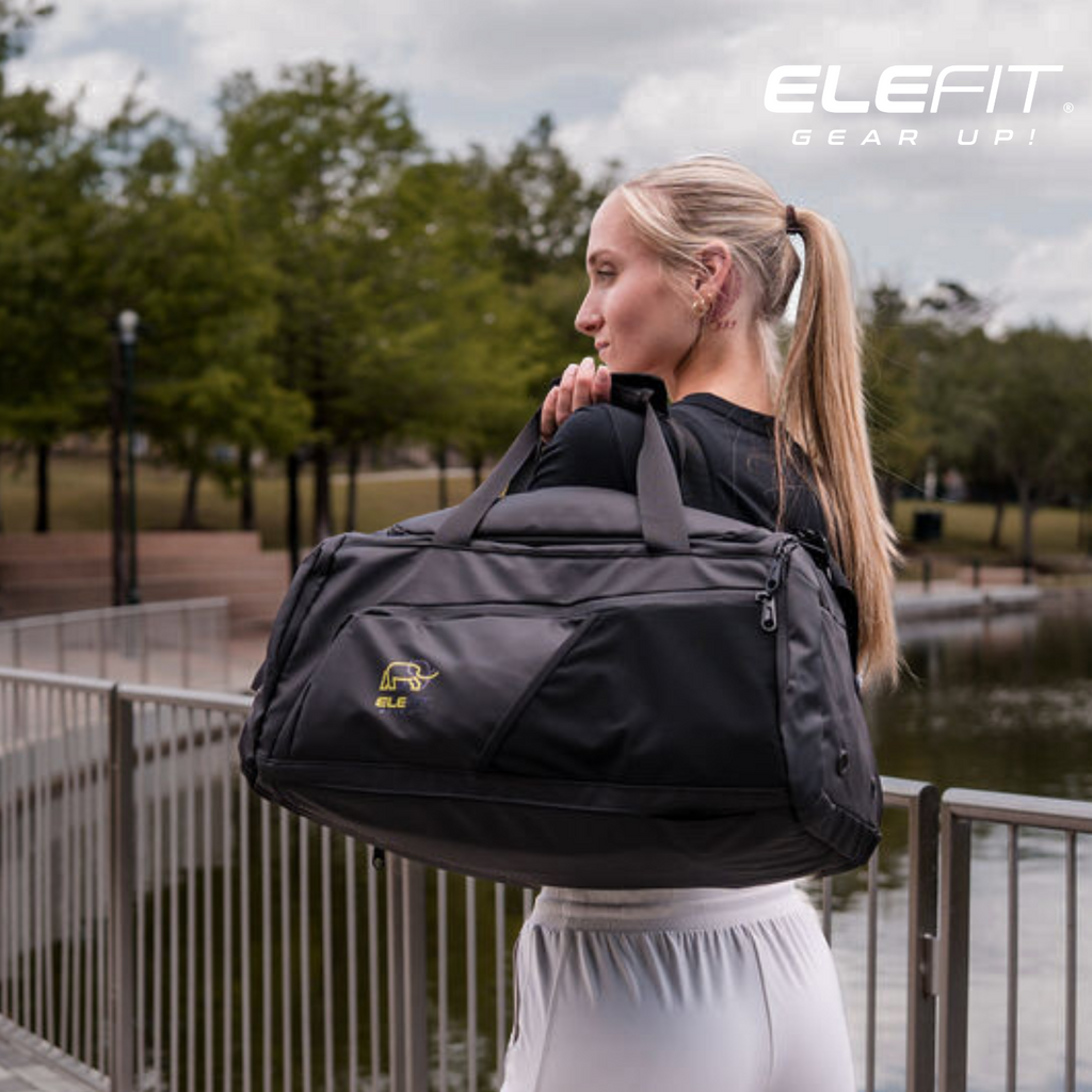 EleFit Titan Duffle Bag – Waterproof Gym Bag with Shoe Compartment for Fitness & Travel